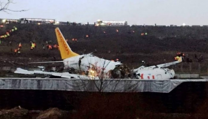 Uçak kazasında bir yolcu vefat etti