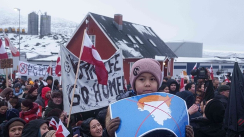 Trump’ın Grönland söylemi Kopenhag’da protesto edildi